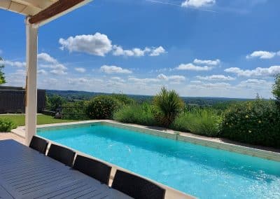 Extérieurs et piscine - Vignes de Charlotte